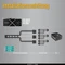 EZDIY-FAB 12VHPWR Kabel, 3x 8-Pin PCIe Buchse auf 16-Pin PCIe 5.0 12VHPWR Stecker, Adapterkabel, 16AWG, schwarz/weiß, 35cm Vorschaubild