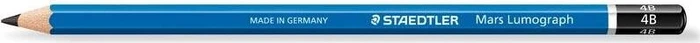 Bleistift 4B graphit, blau