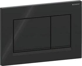 Geberit Sigma20/Sigma30 Betätigungsplatte für 2-Mengen-Spülung schwarz/schwarz matt/schwarz