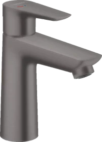 Hansgrohe Talis E Waschtischmischer 110 CoolStart mit Zugstangen-Ablaufgarnitur brushed black chrome