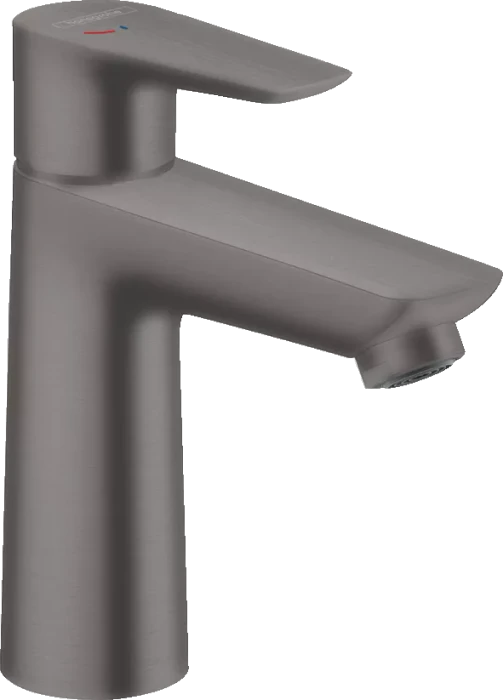 Hansgrohe Talis E Waschtischmischer 110 CoolStart mit Zugstangen-Ablaufgarnitur brushed black chrome