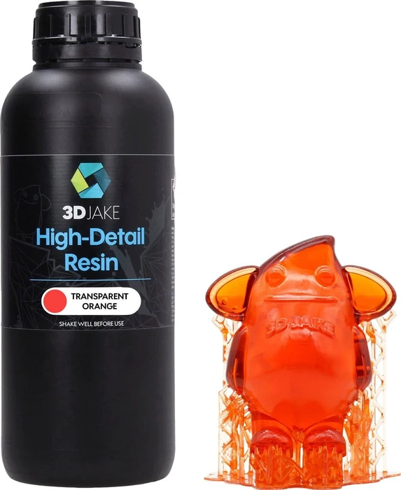 3DJake 8K High-Detail Resin Transparent Orange, 1.00kg