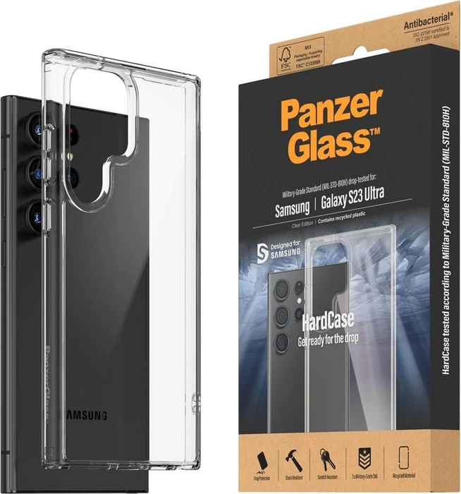 PanzerGlass Hard Case für Samsung Galaxy S23 Ultra transparent