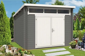 Alpholz Gartenhaus Maria-Optima 320x345cm natur
