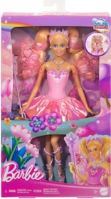 Mattel Barbie - Fantasy Feenpuppe mit Farbwechsel-Flügeln