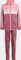 adidas Tiberio 3-Streifen Colorblock Shiny Trainingsanzug semi pink spark/preloved crimson/sandy pink (Junior) Vorschaubild