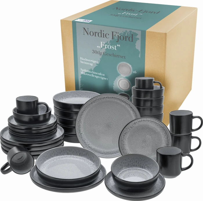 CreaTable Nordic Fjord Kombiservice frost, 30-tlg. (21519)