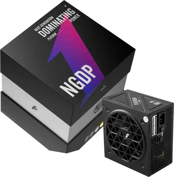 1st Player NGDP Platinum schwarz 1000W, ATX 3.1