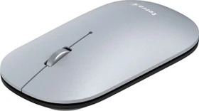 Wortmann Terra NBM1000S Wireless BT Mouse silber, USB/Bluetooth (2920147)