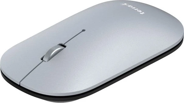 Wortmann Terra NBM1000S Wireless BT Mouse silber, USB/Bluetooth