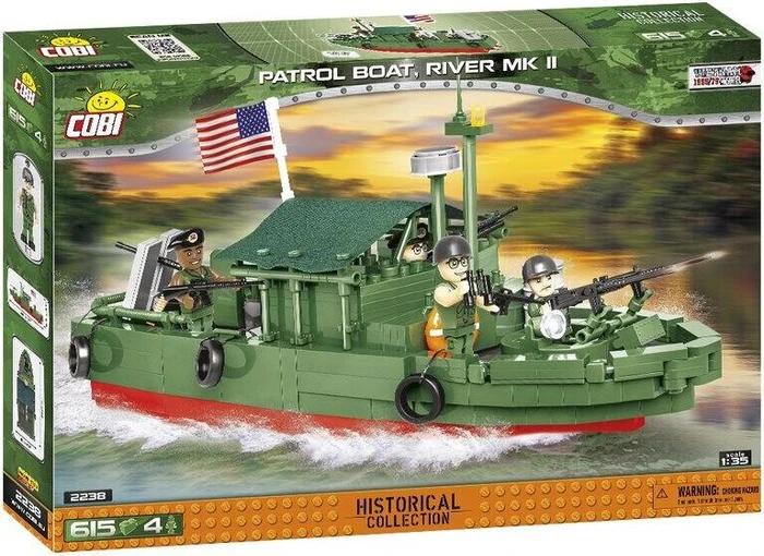 Cobi Historical Collection Vietnam War Patrol Boat River MK II