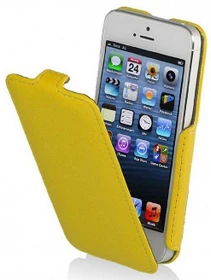 Stilgut SlimCase Stil B für Apple iPhone 5 gelb