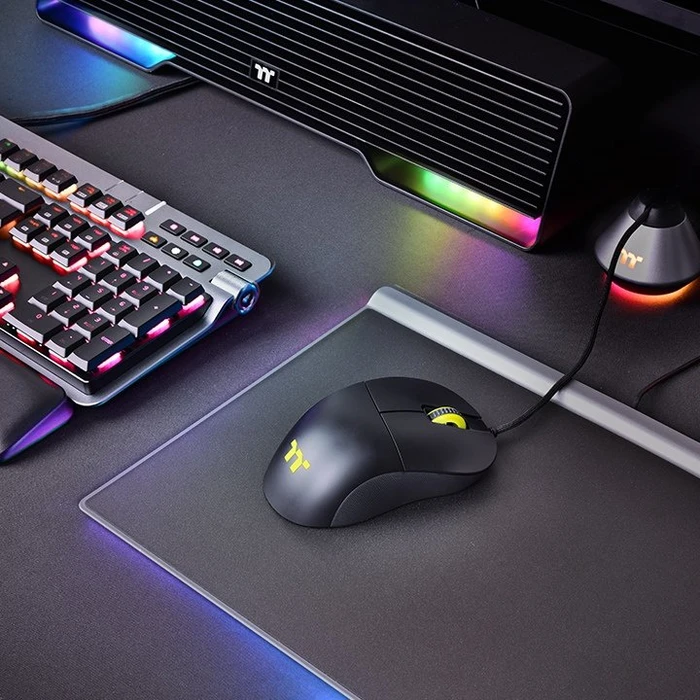 Thermaltake Damysus RGB Ergonomic Gaming Mouse, schwarz, USB