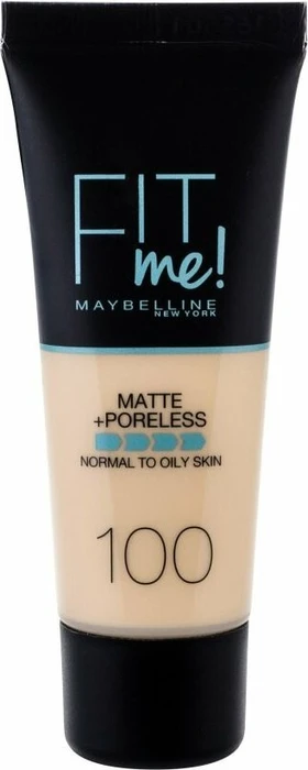 Maybelline Fit Me Matte & Poreless Foundation 100 warm ivory, 30ml