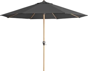 Doppler Alu Wood Ultra Sonnenschirm 350cm anthrazit