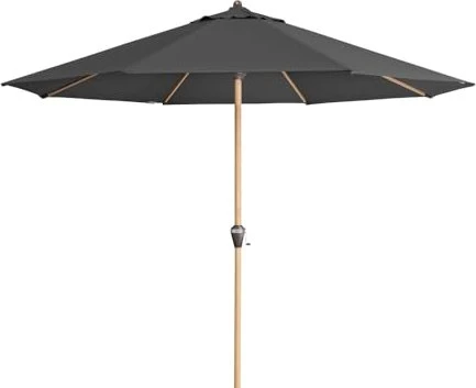 Doppler Alu Wood Ultra Sonnenschirm 350cm anthrazit