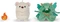 Nici MyMochi Fairy Edition Eisbär Snono mit Flamme und Drachenkostüm Geschenkbox 8cm Vorschaubild