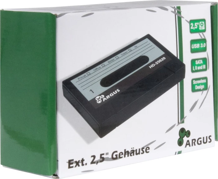 Inter-Tech Argus HD-25620, USB 3.0 Micro-B