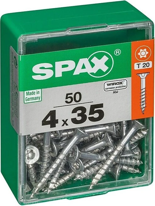 Spax WIROX A9J 4CUT T-STAR plus T20 Universalschraube, 4x35mm, 50 Stück