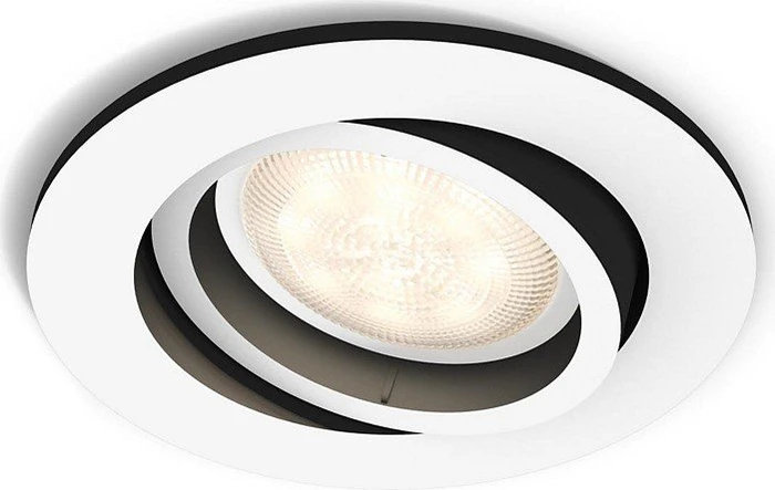 Philips Hue White Ambiance Milliskin Einbauleuchte rund weiß