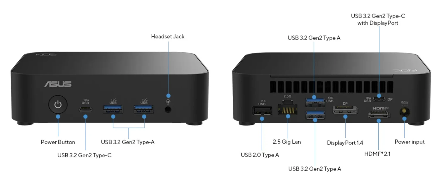 ASUS NUC 14 Essential Kit - Mill Canyon - RNUC14MNK9700002, N97