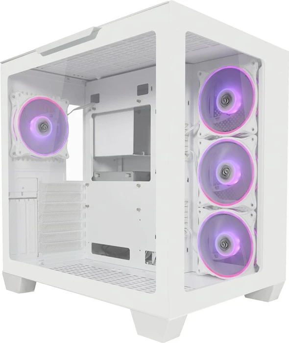 LC-Power Gaming 807W Stormwatch_X, weiß, Glasfenster