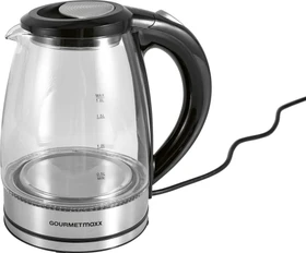 Gourmetmaxx LED Glas-Wasserkocher