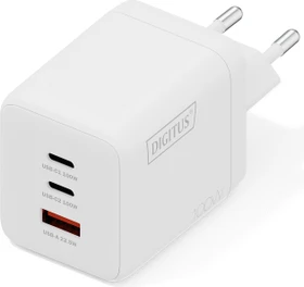 Digitus USB GaN Charger 2x USB-C 1x USB-A 100W weiß