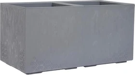 Siena Garden Faro Stone Pflanzkasten 40x80cm schwarz