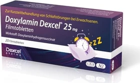 Doxylamin Dexcel 25mg Filmtabletten, 20 Stück