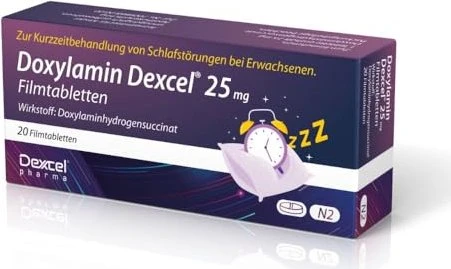 Doxylamin Dexcel 25mg Filmtabletten, 20 Stück
