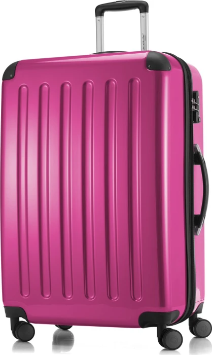 Hauptstadtkoffer Alex TSA Spinner erweiterbar 75cm magenta glänzend