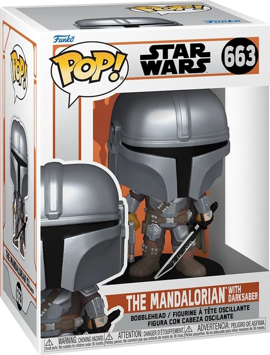 FunKo Pop! - Star Wars - The Mandalorian with Darksaber