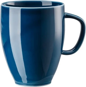Rosenthal Junto Ocean Blue Porzellan Becher mit Henkel 380ml