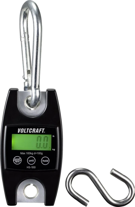 Voltcraft HS-100, Hängewaage, 100kg, 100g