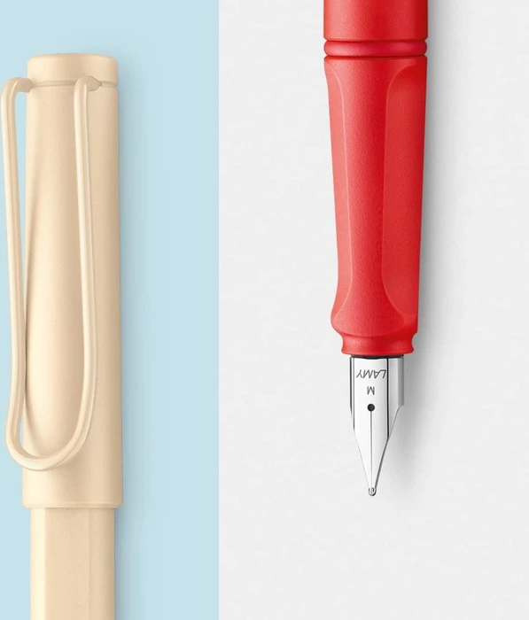 Lamy Safari Tintenroller (Mine) cozy strawberry, Rechtshänder