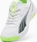 Puma Nova Court puma white/luminous blue/fizzy apple/shadow gray (Damen) Vorschaubild
