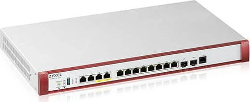 Zyxel ZyWALL USG FLEX 700H UTM Rackmount Firewall, 12x RJ-45, 2x SFP+, 30W PoE+, Service Bundle, 1 Jahr