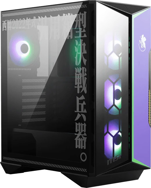 MSI MPG Gungnir 110R EVA e-PROJECT, Glasfenster