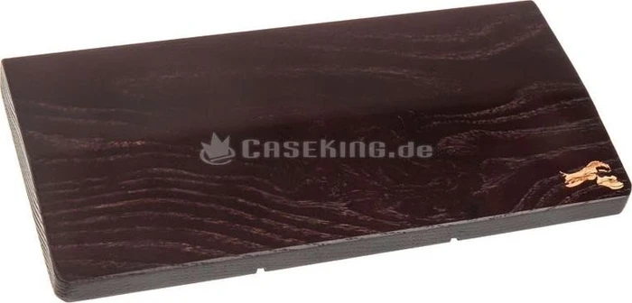 Glorious Holz Maus-Handballenauflage, schwarz/braun