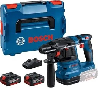 Bosch Professional GBH 18V-22 Akku-Bohr-/Meißelhammer inkl. L-Boxx + 2 Akkus 4.0Ah