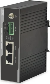Digitus Industrial Railmount Gigabit PoE-Injektor, 2x RJ-45, 30W PoE+ (DN-651112)