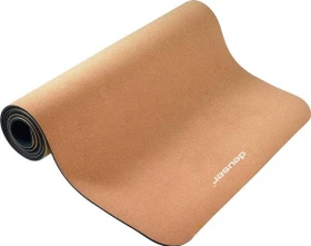 Deuser TPE Yogamatte kork/grau