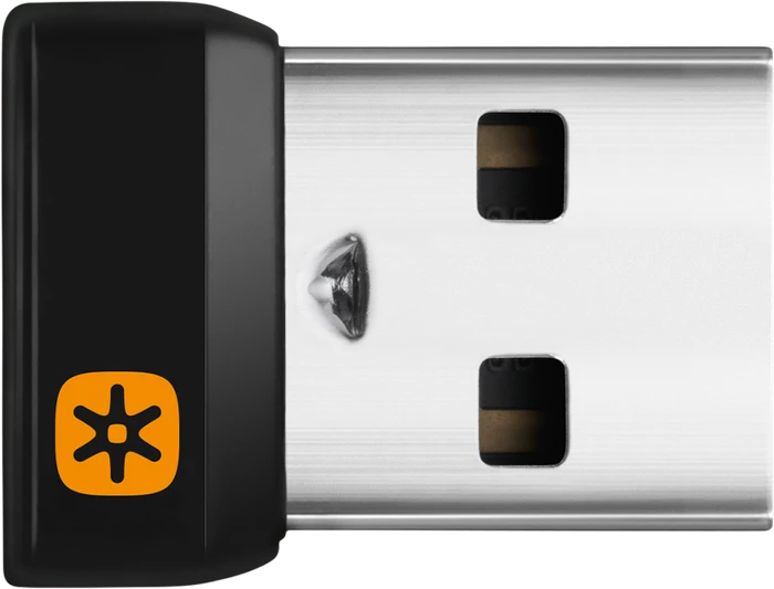 Logitech Unifying Receiver, Funk-Empfänger, schwarz/orange