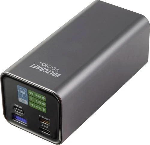 Voltcraft VC-C904 Powerbank USB PD 3.0 20000mAh grau/schwarz