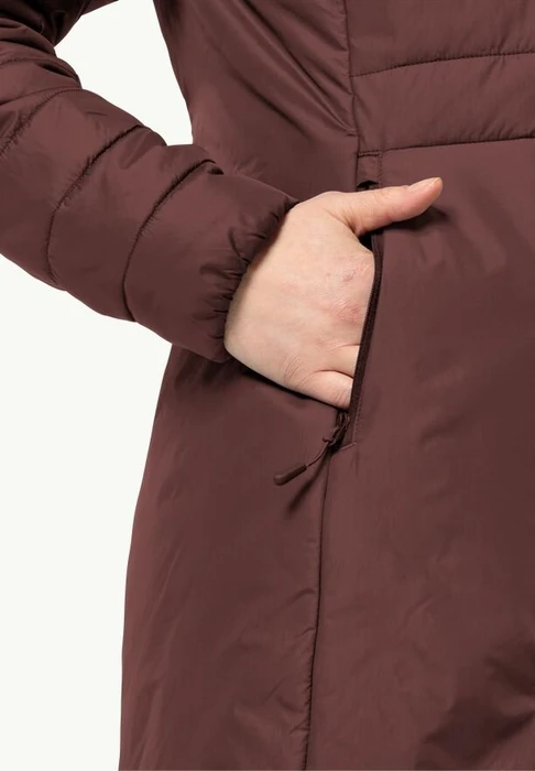 Jack Wolfskin Lapawa Ins Funktionsmantel dark maroon (Damen)
