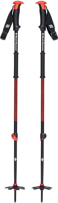 Black Diamond Traverse Touren Skistock hyper red (Modell 2023/2024)