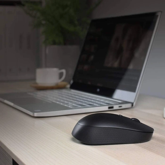 Xiaomi Mi Dual Mode Wireless Mouse Silent Edition Starlight Black, USB/Bluetooth