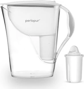 PearlCo Fashion Tischwasserfilter inkl. Kartusche Classic Universal weiß