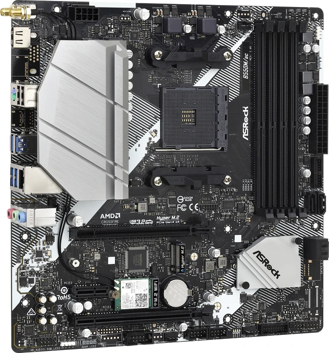 ASRock B550M/ac (AMD AM4)